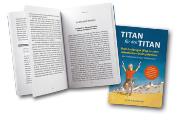 geöffnetes Buch "Titan für den Titan"